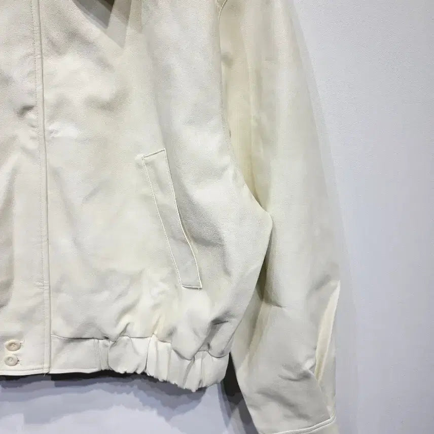 [BUNJANG] riette Cropped Leather Blouson Jacket / riette 리에뜨 크롭 레더 블루종 자켓