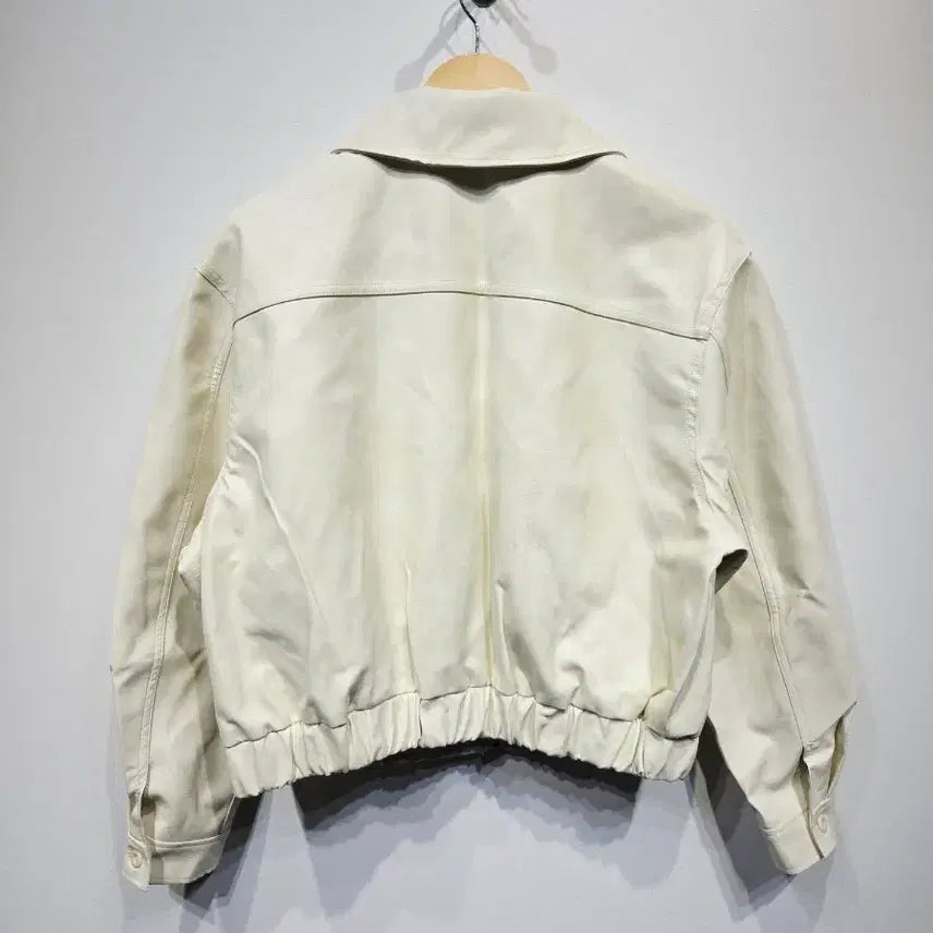 [BUNJANG] riette Cropped Leather Blouson Jacket / riette 리에뜨 크롭 레더 블루종 자켓