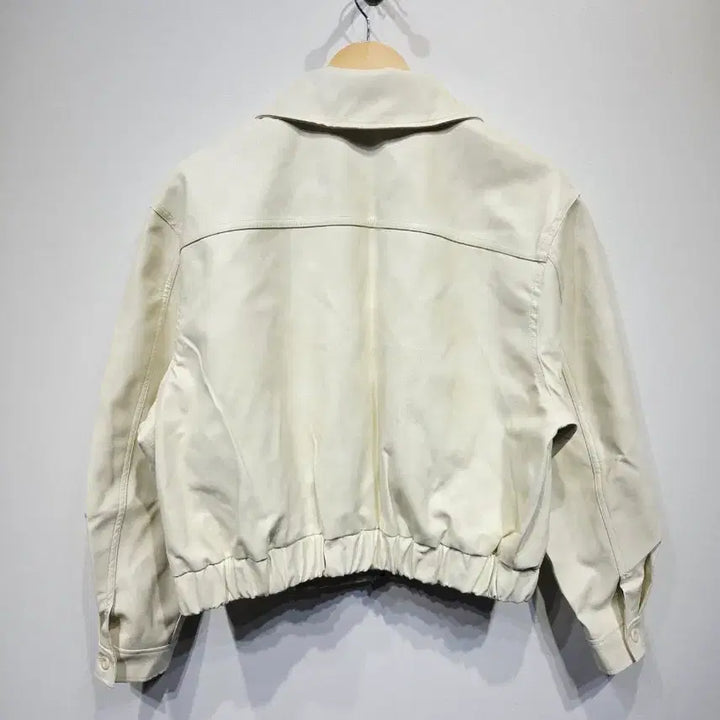 [BUNJANG] riette Cropped Leather Blouson Jacket / riette 리에뜨 크롭 레더 블루종 자켓
