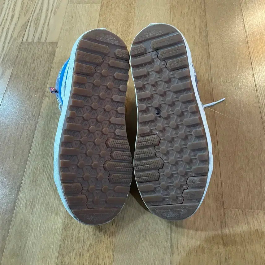 [BUNJANG] Vans Sk8-Hi Blue Block Sneakers (240) / 반스 스케이트하이 블루 블록 240