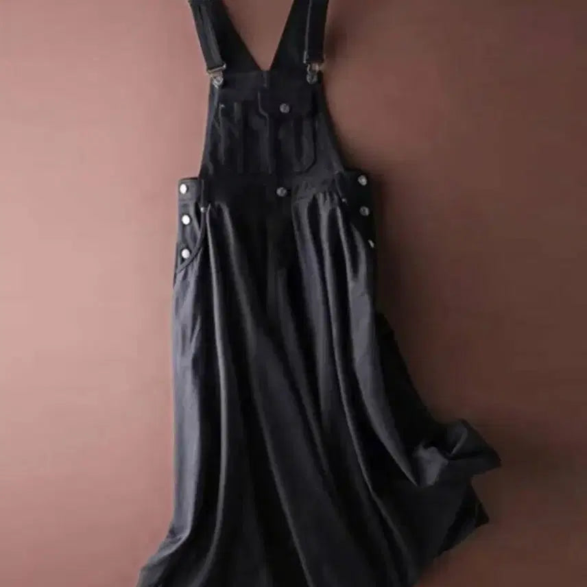 [BUNJANG] Unbranded Chiffon Jumper Dress / 쉬폰 캉캉 멜빵 치마