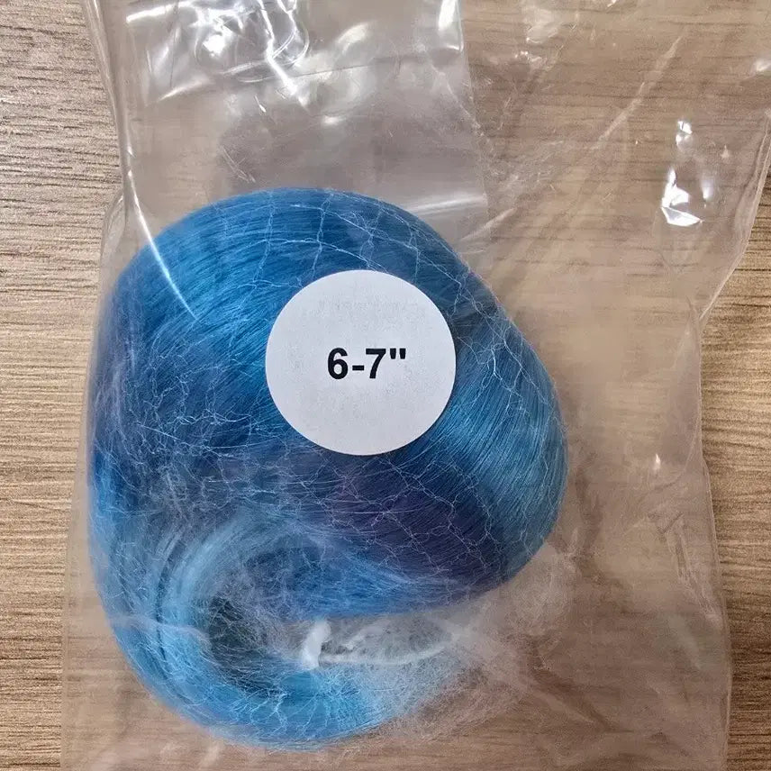 [BUNJANG] USD Ball-Jointed Doll Wig (6-7 inch) - Sky Blue Gradient / USD 구관인형 하늘색 그라데이션 가발(6~7인치)