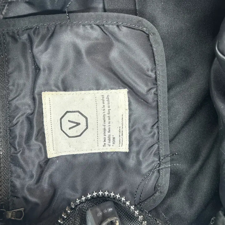 [BUNJANG] Visvim Black Blue Point Zipper Ballistic Backpack 20L / VISVIM 올드비즈빔 블랙 블루포인트지퍼 발리스틱백팩 20L