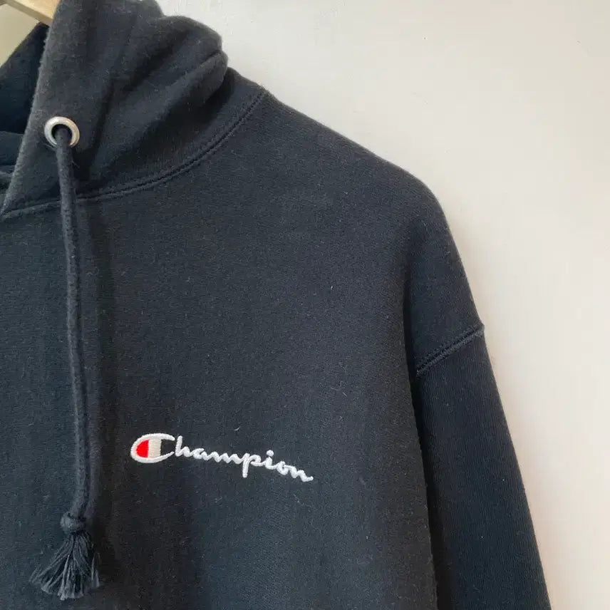 [BUNJANG] Champion Hoodie Black L / 챔피온 기모 후드티 블랙 L