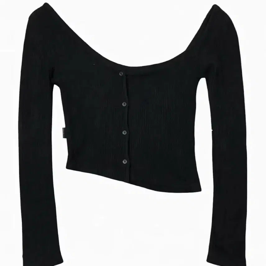 [BUNJANG] 3Times One Shoulder Black Top / 쓰리타임즈 원숄더 블랙 상의