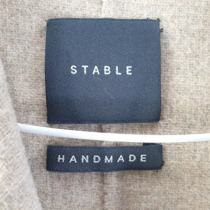 [BUNJANG] STABLE Beige Belt Long Coat / STABLE 여성FREE 베이지 벨트 롱코트 M0734