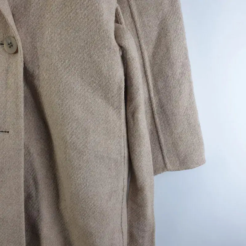 [BUNJANG] STABLE Beige Belt Long Coat / STABLE 여성FREE 베이지 벨트 롱코트 M0734