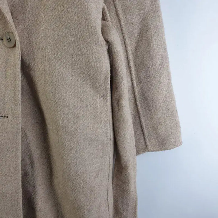 [BUNJANG] STABLE Beige Belt Long Coat / STABLE 여성FREE 베이지 벨트 롱코트 M0734