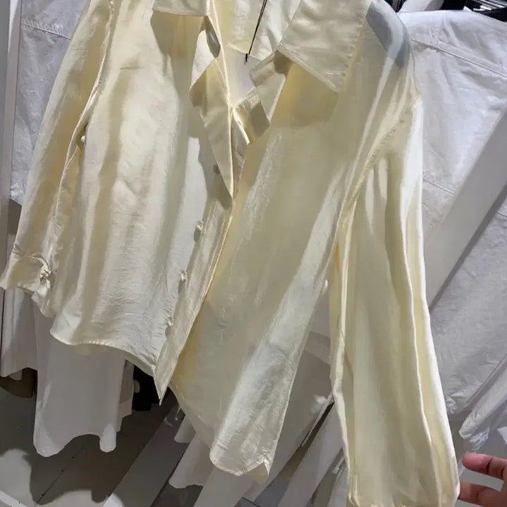 [BUNJANG] Object Blouse / 오브제 오간자 느낌 블라우스