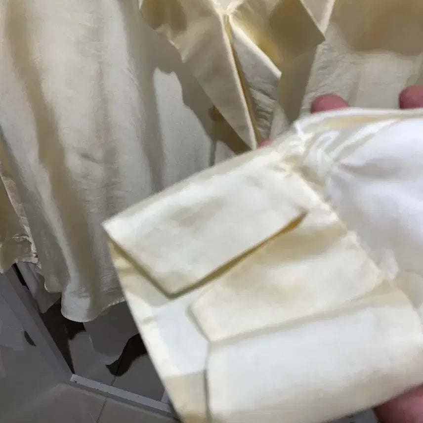 [BUNJANG] Object Blouse / 오브제 오간자 느낌 블라우스