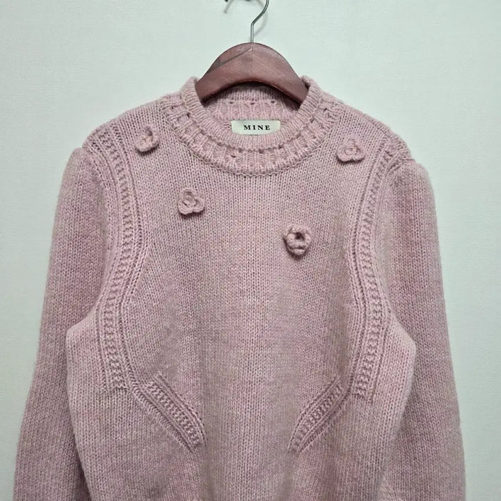 [BUNJANG] Mine Alpaca Wool Blend Knit Sweater / 마인 25'SS  알파카 울 블랜드 니트