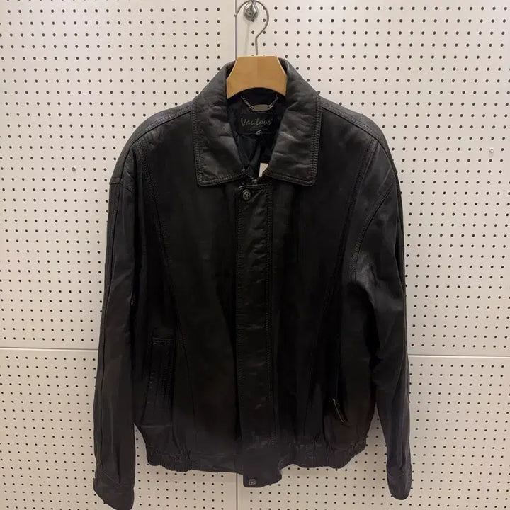 [BUNJANG] Vintage Leather Blouson Jacket U903 / 반투어 빈티지 레더 블루종 자켓 U903