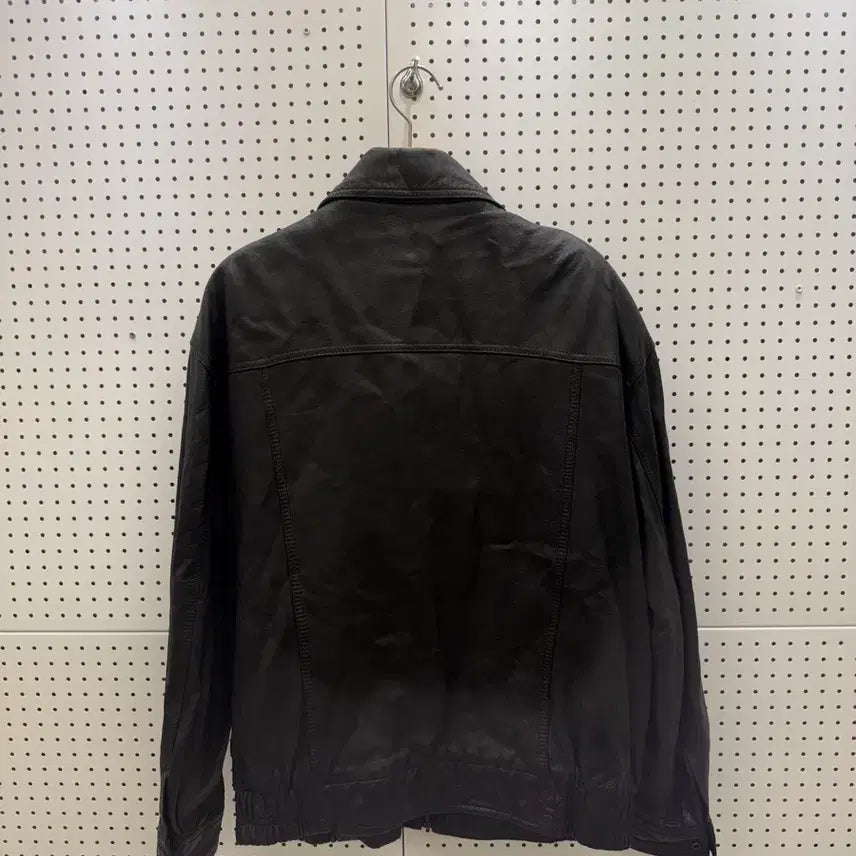 [BUNJANG] Vintage Leather Blouson Jacket U903 / 반투어 빈티지 레더 블루종 자켓 U903