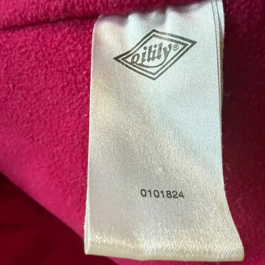 [BUNJANG] Oillily Pink Pattern Padded Jumper / Oillily  오일릴리 핑크 패턴 패딩 점퍼