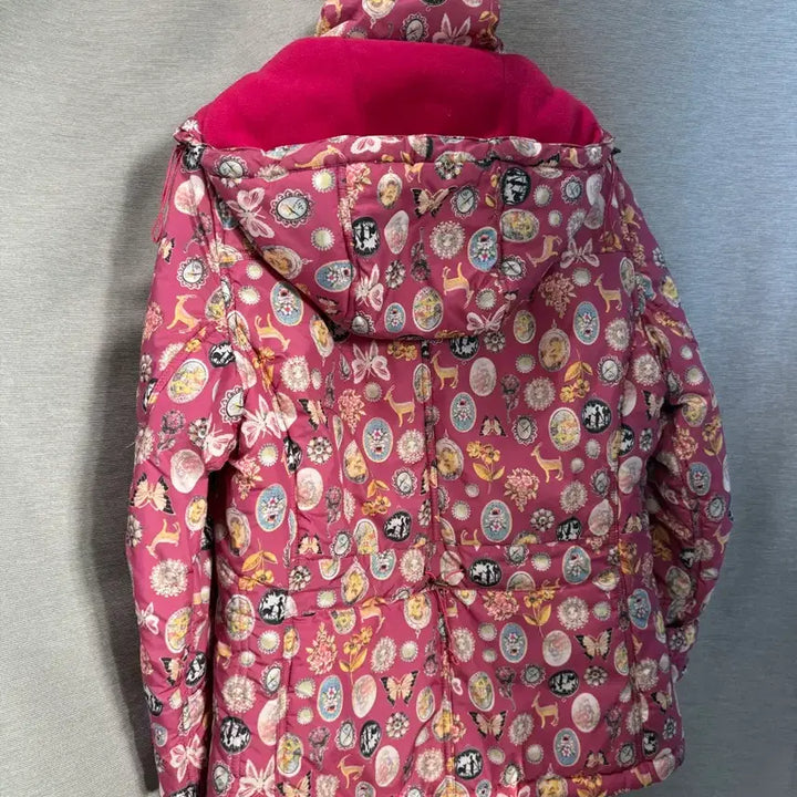 [BUNJANG] Oillily Pink Pattern Padded Jumper / Oillily  오일릴리 핑크 패턴 패딩 점퍼