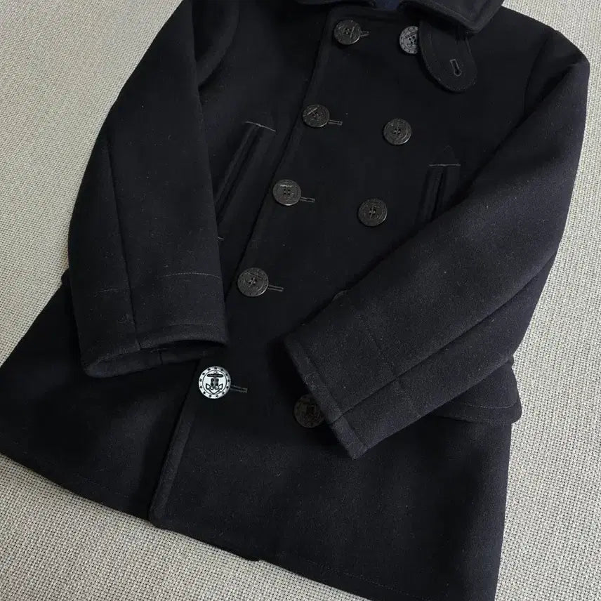 [BUNJANG] TIMEWORN CLOTHING USN Pea Coat 38 / 타임원클로딩 엣라코 USN 피코트38 엣라스트 TIMEWORN