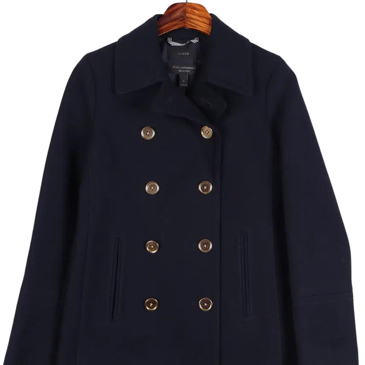 [BUNJANG] J.Crew Navy Wool Cashmere Peacoat / 제이크루 JCREW 울 캐시미어 혼방 네이비 피코트 / k2658