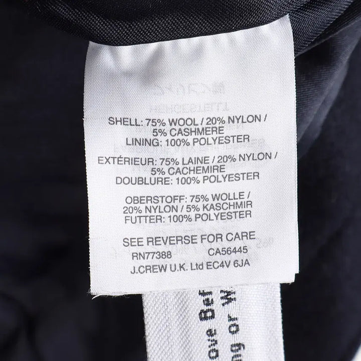 [BUNJANG] J.Crew Navy Wool Cashmere Peacoat / 제이크루 JCREW 울 캐시미어 혼방 네이비 피코트 / k2658