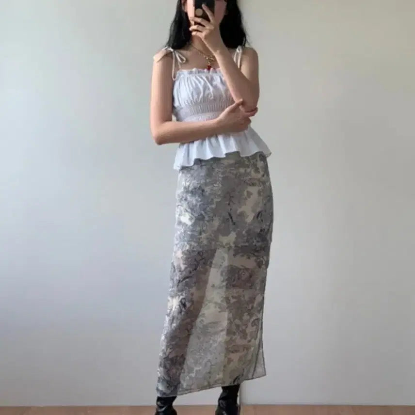 [BUNJANG] Lulu Seoul Ares Skirt Beige / (새상품) 루루서울 아레스 스커트 베이지