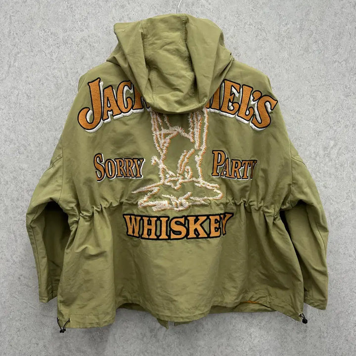 [BUNJANG] Jack Daniel's Women's Loose Fit Hoodie Jacket / FREE 잭다니엘 여자 루즈핏 후드 자켓