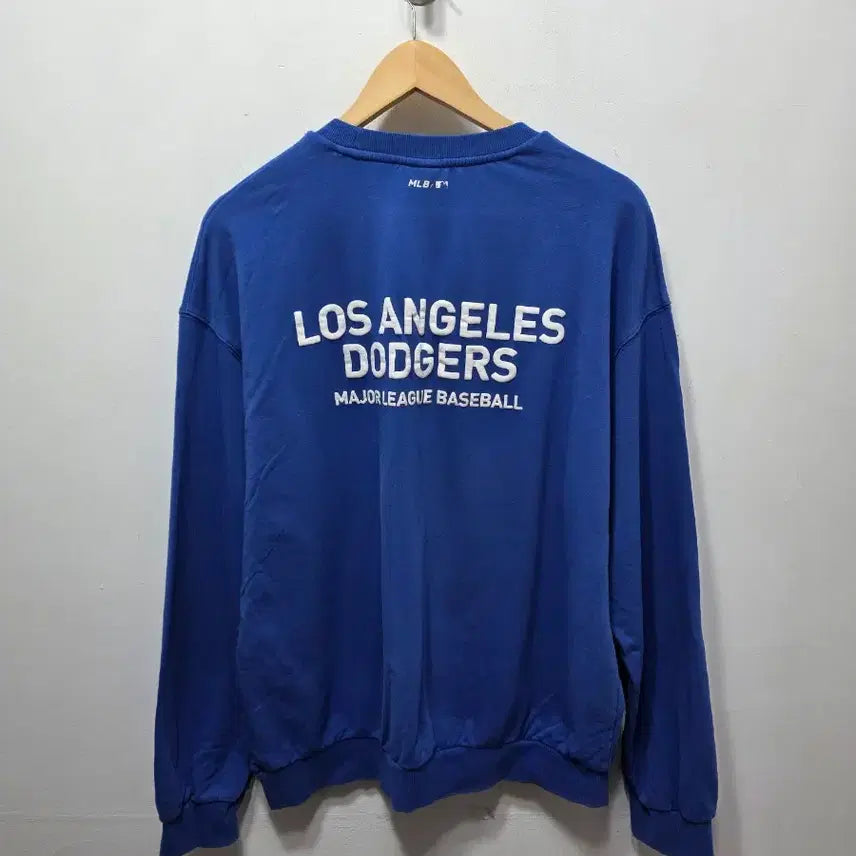 [BUNJANG] MLB LA Dodgers Blue Sweatshirt M / MLB LA 다저스 블루 맨투맨 티셔츠 M