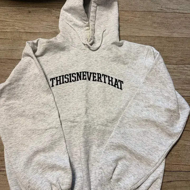 [BUNJANG] thisisneverthat Gray Hoodie / 디스이즈네버댓 회색 후드티