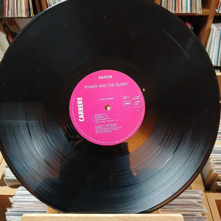 [BUNJANG] SAXON POWER & GLORY LP / SAXON 영국 메탈 POWER & GLORY LP