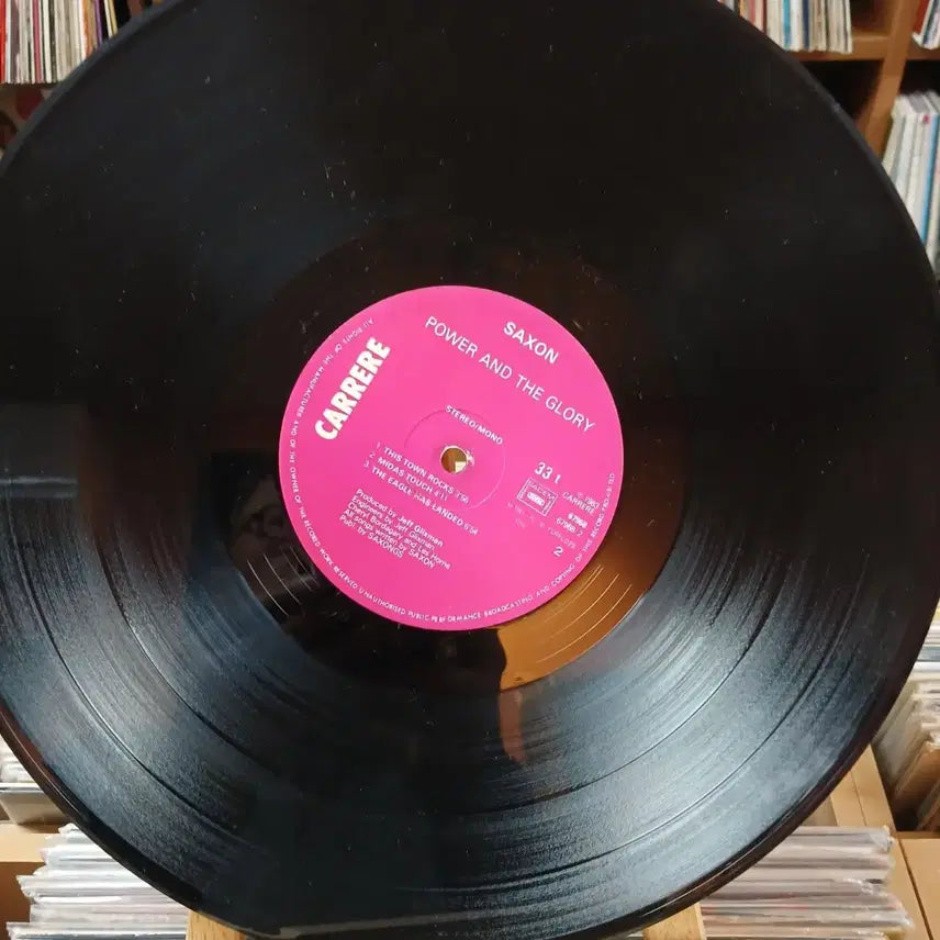 [BUNJANG] SAXON POWER & GLORY LP / SAXON 영국 메탈 POWER & GLORY LP