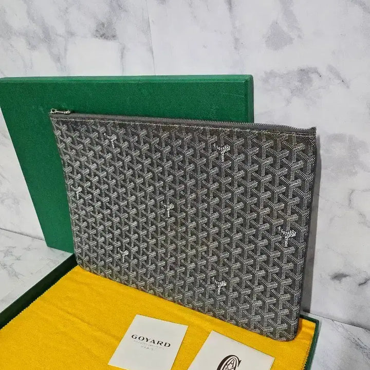 [BUNJANG] Goyard GM Clutch - Gray / 고야드 클러치백 그레이 Gm