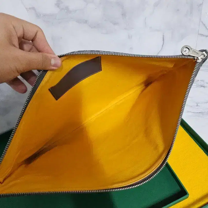 [BUNJANG] Goyard GM Clutch - Gray / 고야드 클러치백 그레이 Gm