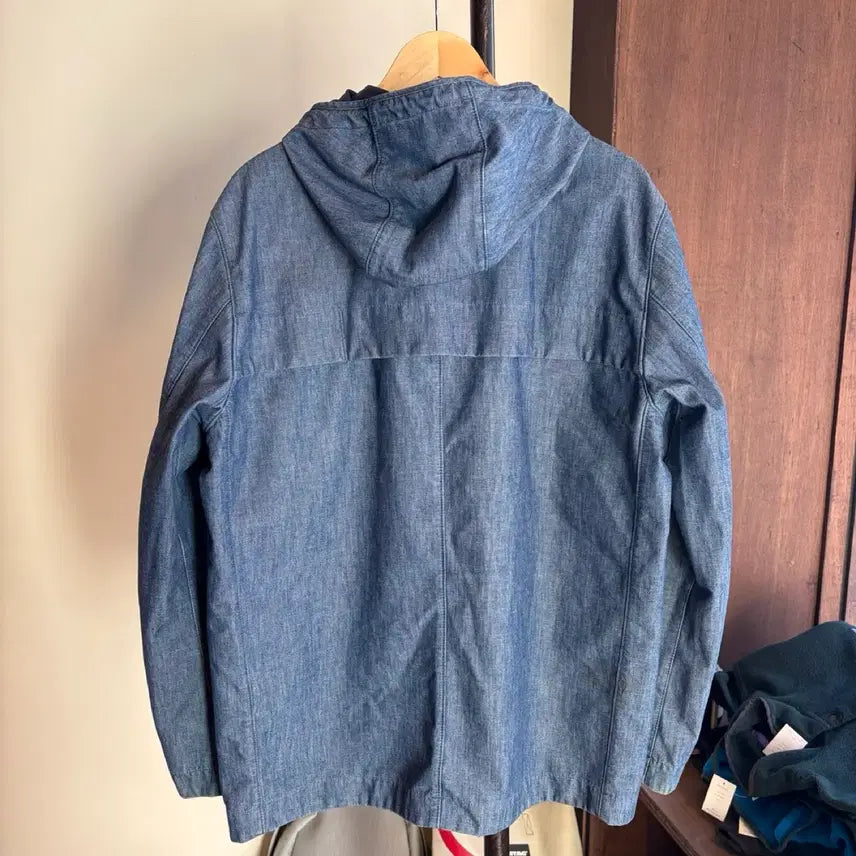 [BUNJANG] Stone Island Chambray Jacket XL / 15775 - 스톤아일랜드 와펜 맥 샴브레이 자켓