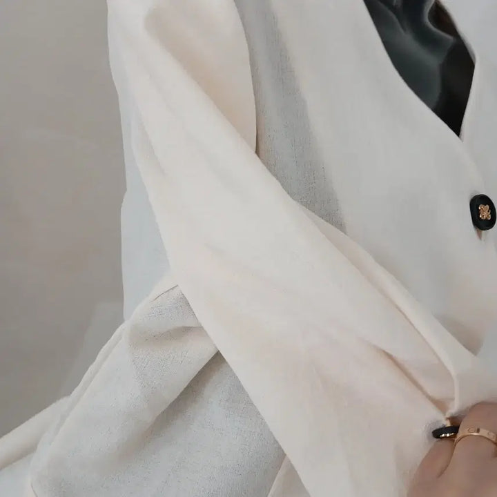 [BUNJANG] Unspecified Satin Blouse 55 / 025 샤틴 블라우스 55