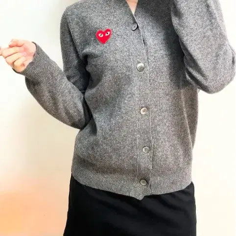 [BUNJANG] Comme des Garcons V-Neck Cardigan / 꼼데가르송 브이넥 가디건