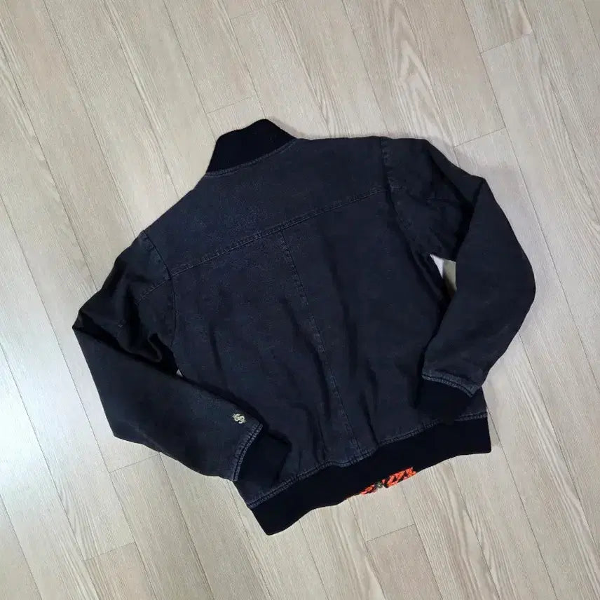 [BUNJANG] Swagger One-Washing High Neck Bomber Jacket / 스웨거 원워싱 하이넥 봄버 재킷