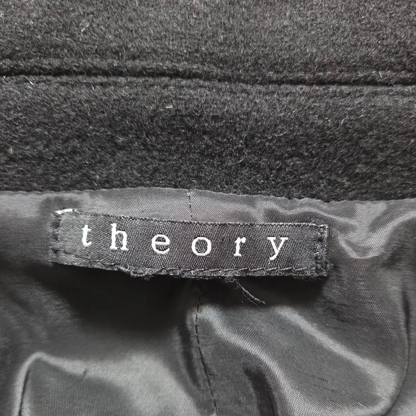 [BUNJANG] Theory Leather Mix Coat / 띠어리 가죽 믹스 코트