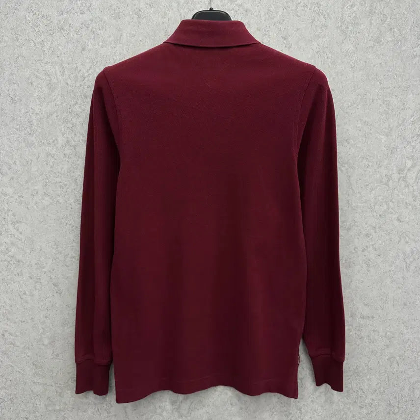 [BUNJANG] Tommy Hilfiger Men's Slim Fit Long Sleeve Polo Shirt / 90 타미힐피거 남자 슬림핏 긴팔 카라티