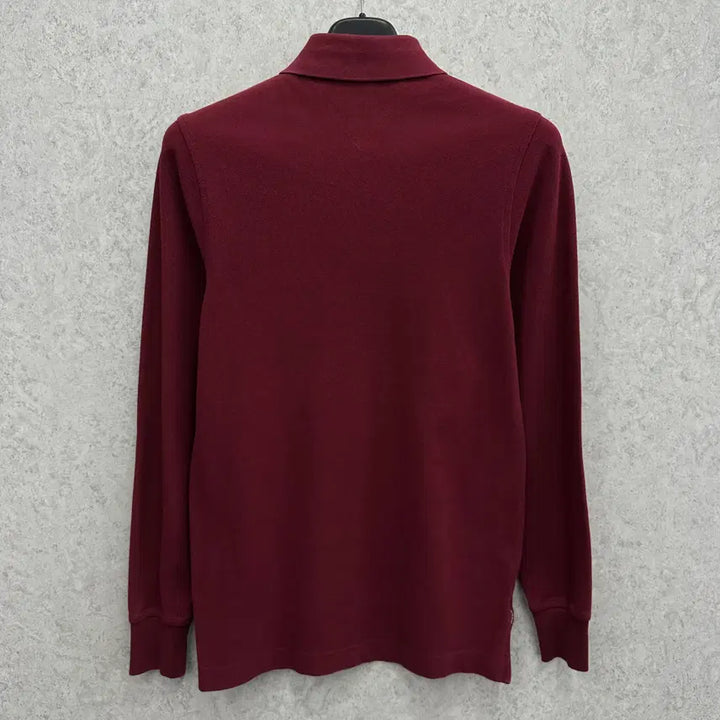 [BUNJANG] Tommy Hilfiger Men's Slim Fit Long Sleeve Polo Shirt / 90 타미힐피거 남자 슬림핏 긴팔 카라티