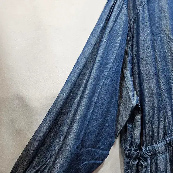 [BUNJANG] LA FITE Denim Open Dress 4L / 일본 la fite 소프트데님 오픈형 원피스 빅사이즈  srx