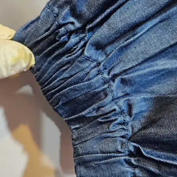 [BUNJANG] LA FITE Denim Open Dress 4L / 일본 la fite 소프트데님 오픈형 원피스 빅사이즈  srx