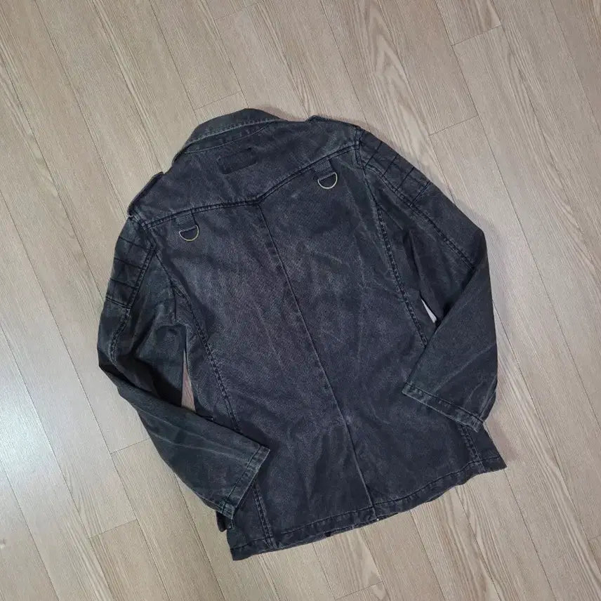 [BUNJANG] maniac works Japan Grey Denim Jacket / maniac works japan 원워싱 그레이 데님 디테일 재킷