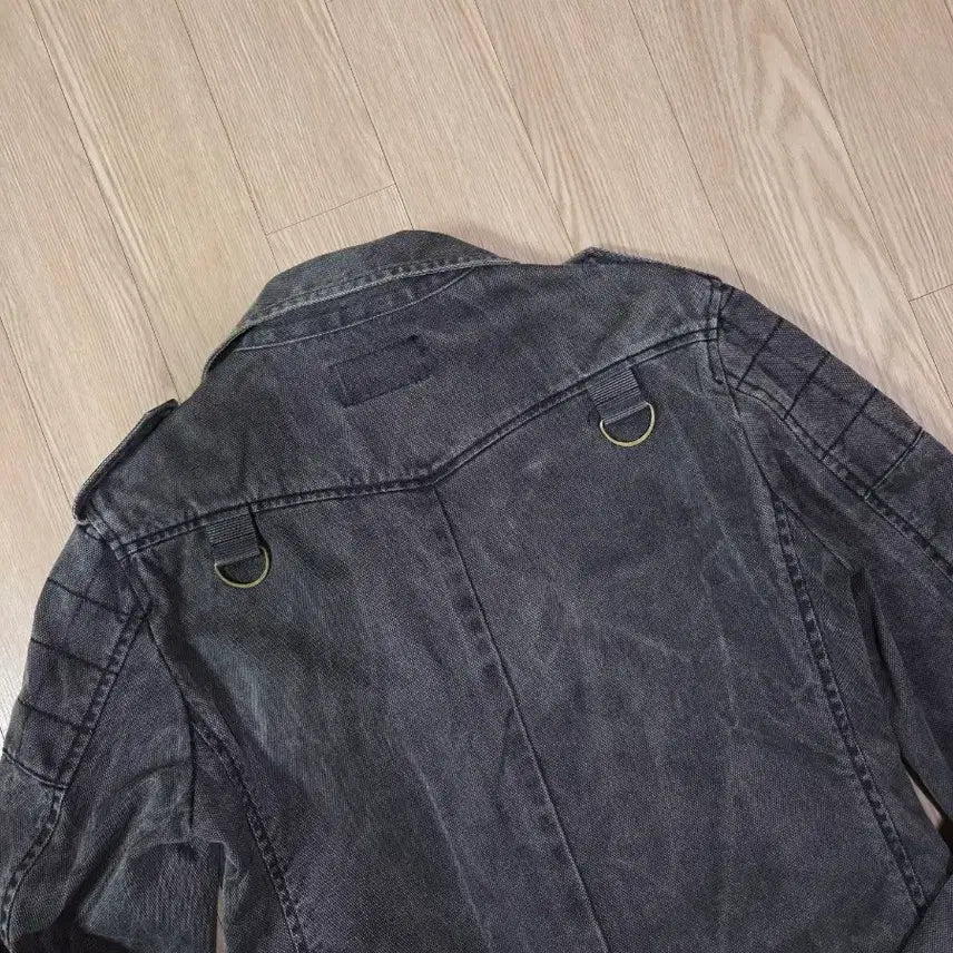 [BUNJANG] maniac works Japan Grey Denim Jacket / maniac works japan 원워싱 그레이 데님 디테일 재킷