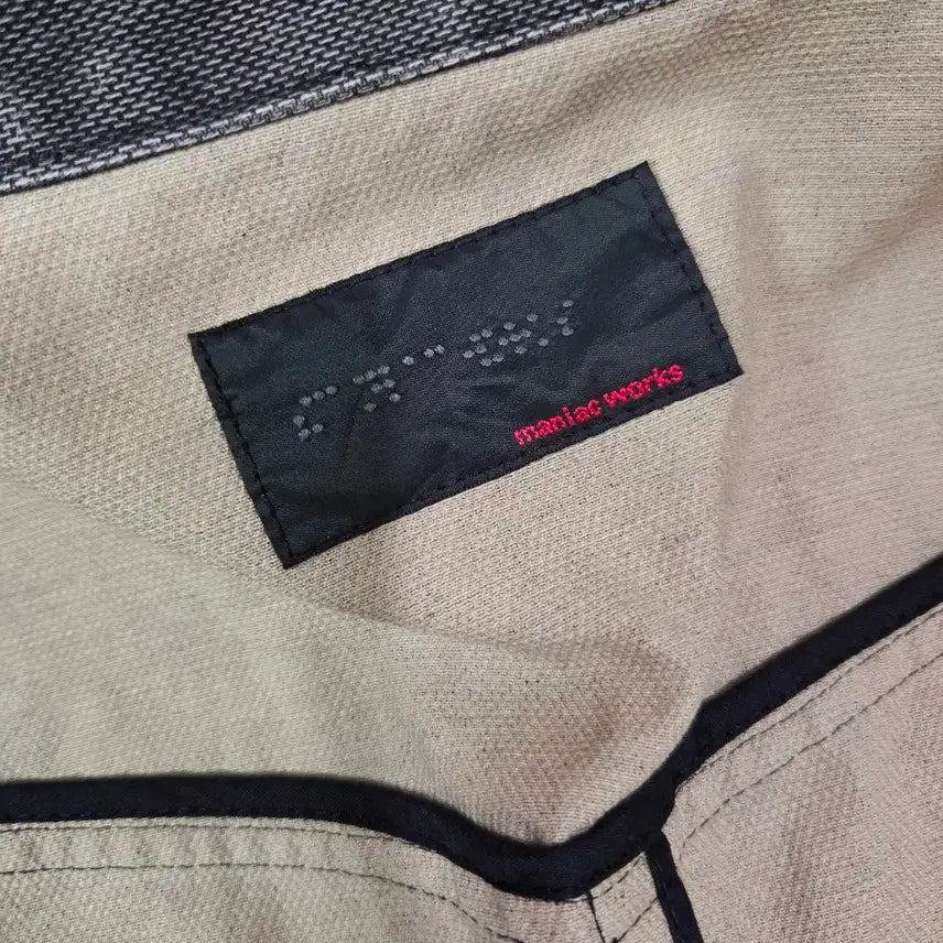 [BUNJANG] maniac works Japan Grey Denim Jacket / maniac works japan 원워싱 그레이 데님 디테일 재킷