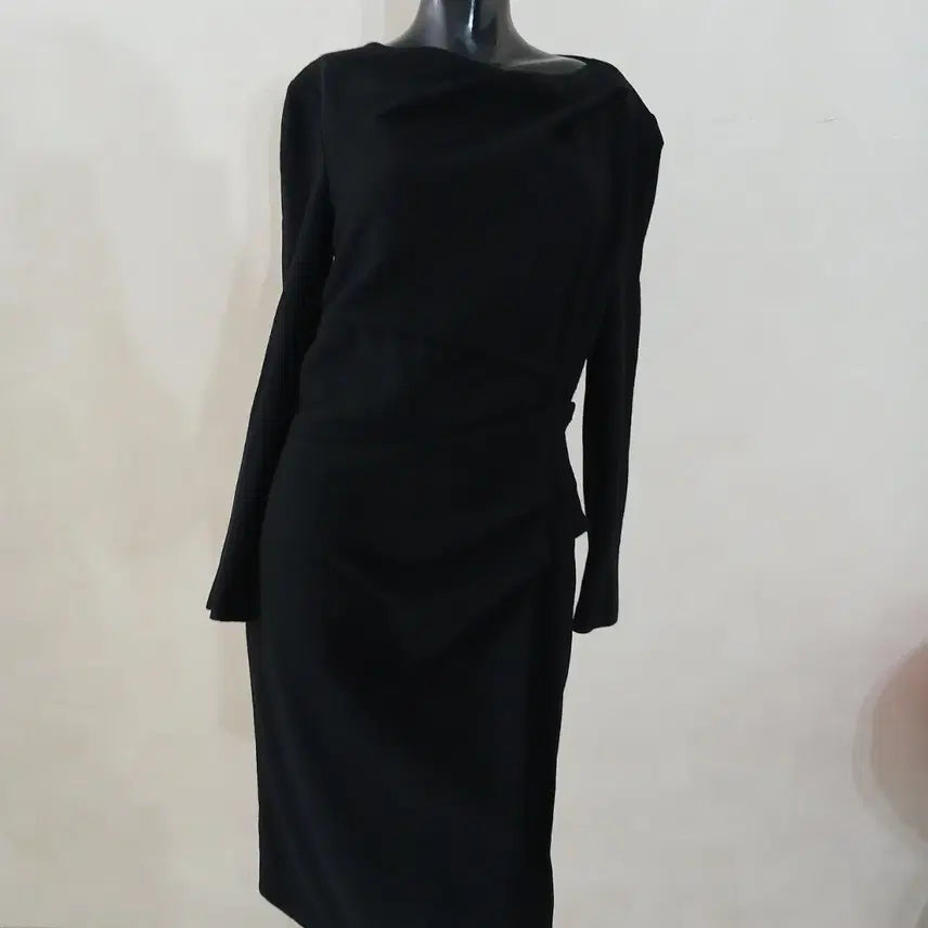 [BUNJANG] aespa Winter Knit Drape Dress / 마인 니트 드레이프 원피스 55~66