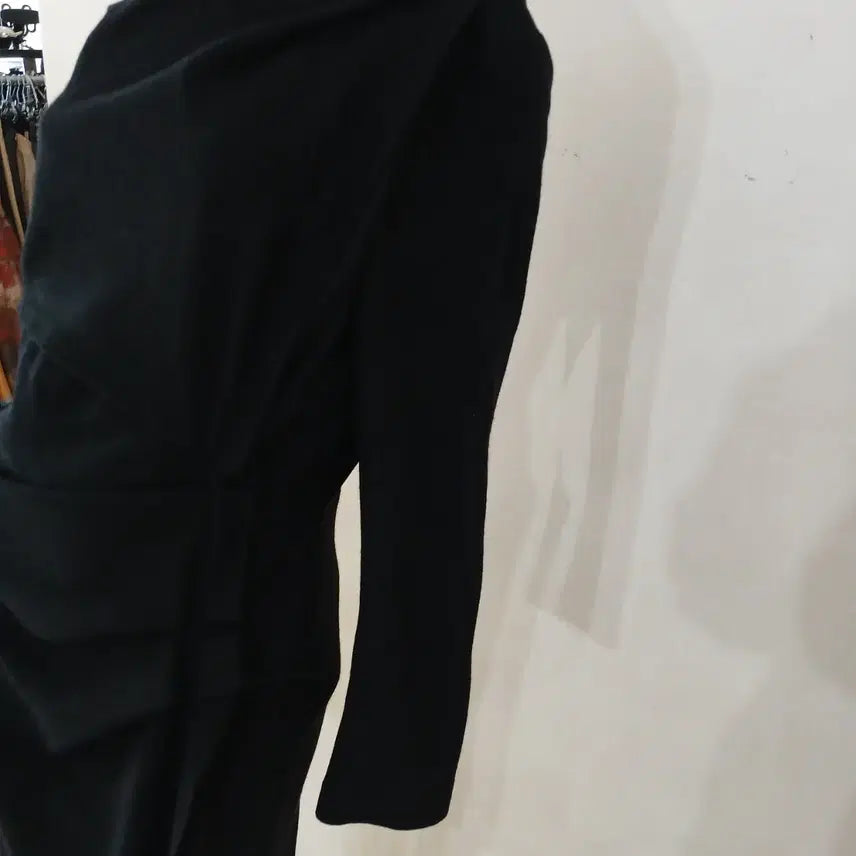 [BUNJANG] aespa Winter Knit Drape Dress / 마인 니트 드레이프 원피스 55~66