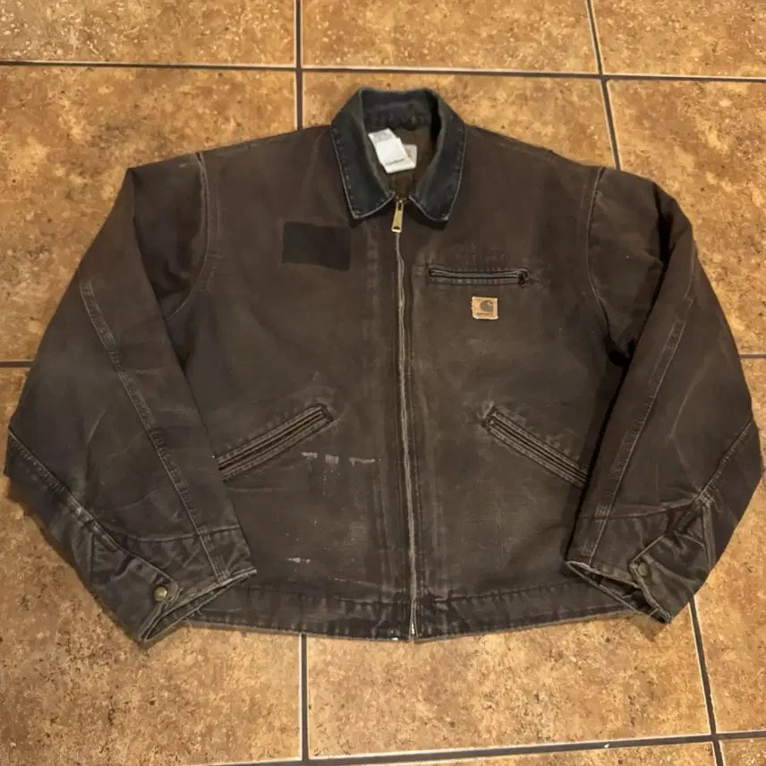 [BUNJANG] Carhartt DKB Detroit Blanket Jacket Dark Brown / 칼하트 J97 DKB 디트로이트 블랭킷 자켓 다크 브라운