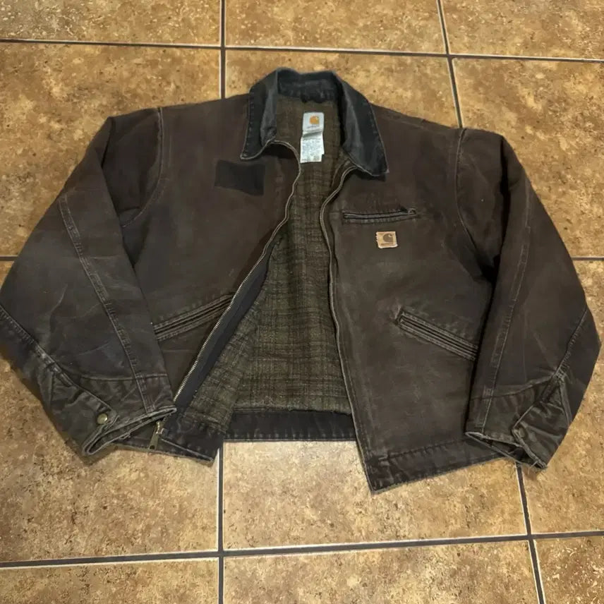 [BUNJANG] Carhartt DKB Detroit Blanket Jacket Dark Brown / 칼하트 J97 DKB 디트로이트 블랭킷 자켓 다크 브라운