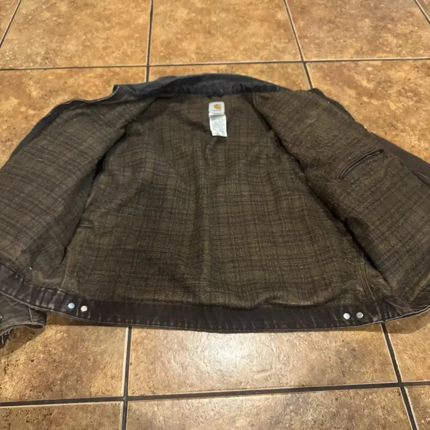 [BUNJANG] Carhartt DKB Detroit Blanket Jacket Dark Brown / 칼하트 J97 DKB 디트로이트 블랭킷 자켓 다크 브라운