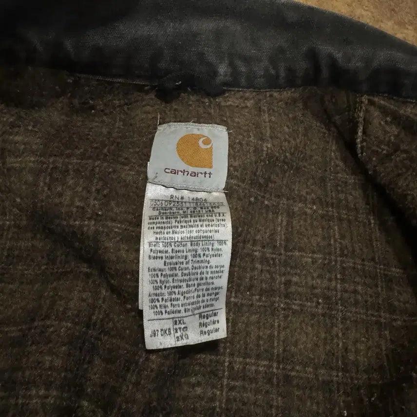 [BUNJANG] Carhartt DKB Detroit Blanket Jacket Dark Brown / 칼하트 J97 DKB 디트로이트 블랭킷 자켓 다크 브라운