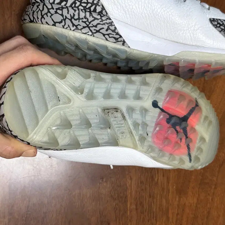 [BUNJANG] Air Jordan 3 Golf Shoes White 280 / 조던 나이키 Jordan 3 Golf 조던골프 에어조던 골프화 280