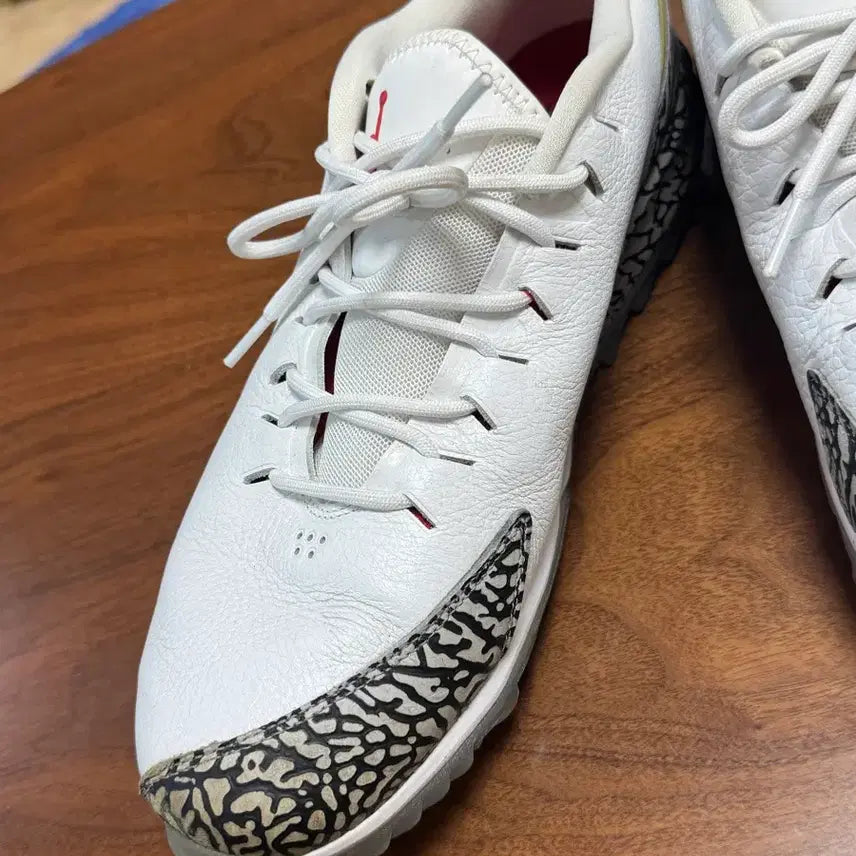 [BUNJANG] Air Jordan 3 Golf Shoes White 280 / 조던 나이키 Jordan 3 Golf 조던골프 에어조던 골프화 280